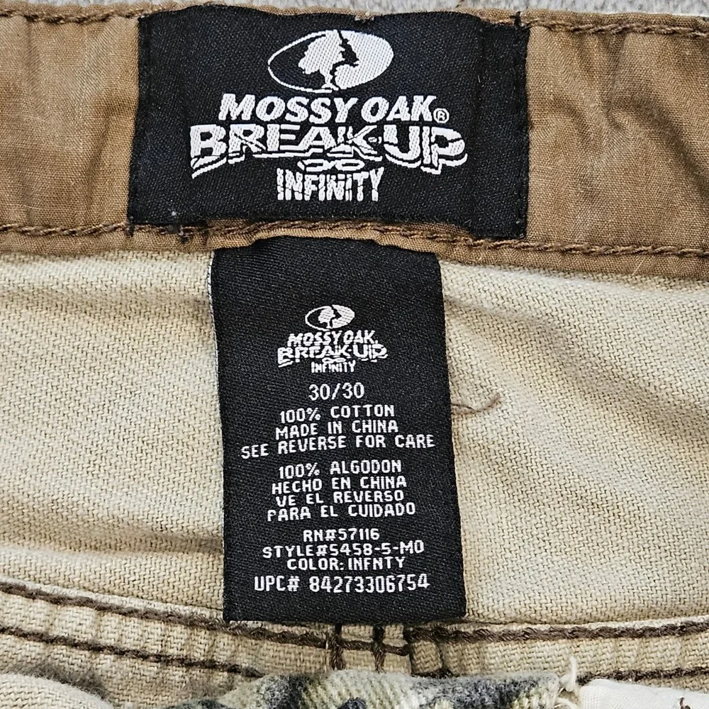 Mossy Oak Breakup Infinity Camo Pants Mens 30x30/30x27.5 Real Tree Hunting Denim
